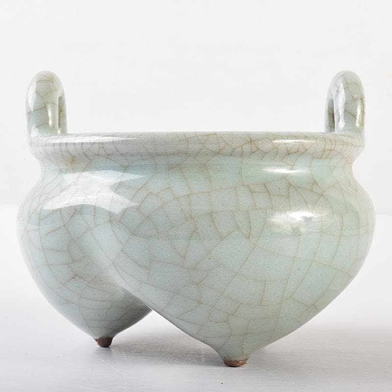 中国　哥釉　沖耳爐　香炉　C 7760E