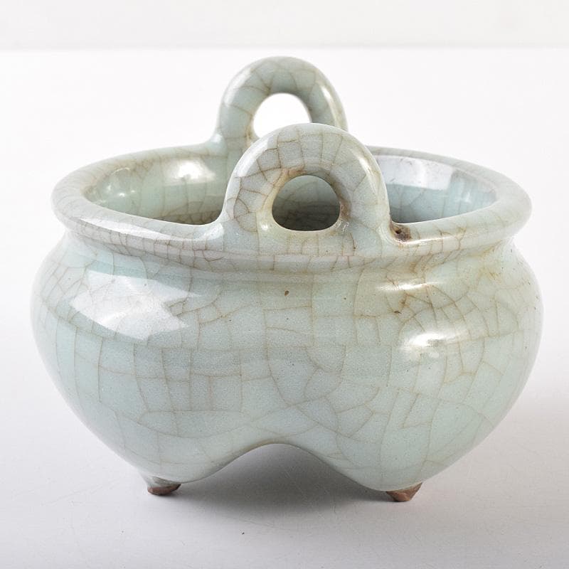 中国　哥釉　沖耳爐　香炉　C 7760E