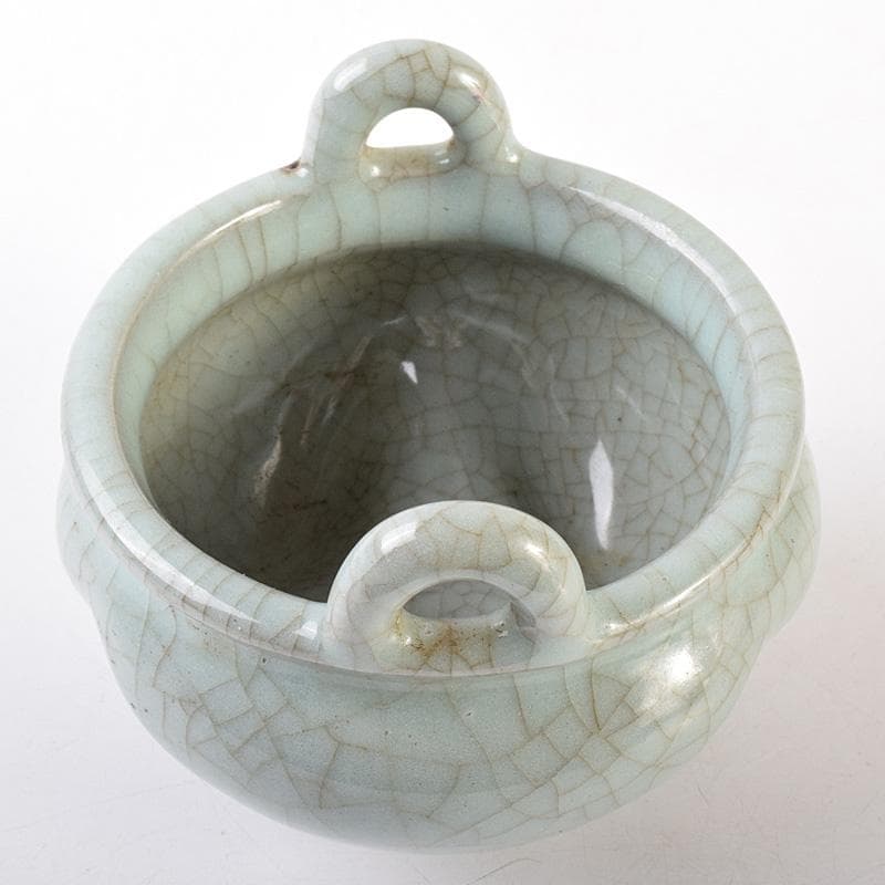 中国　哥釉　沖耳爐　香炉　C 7760E