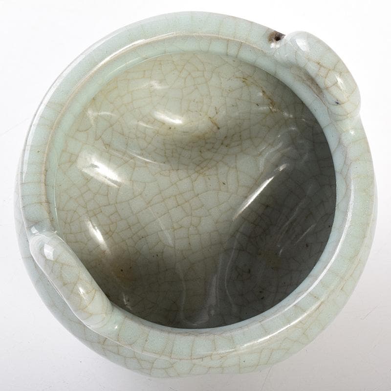 中国　哥釉　沖耳爐　香炉　C 7760E