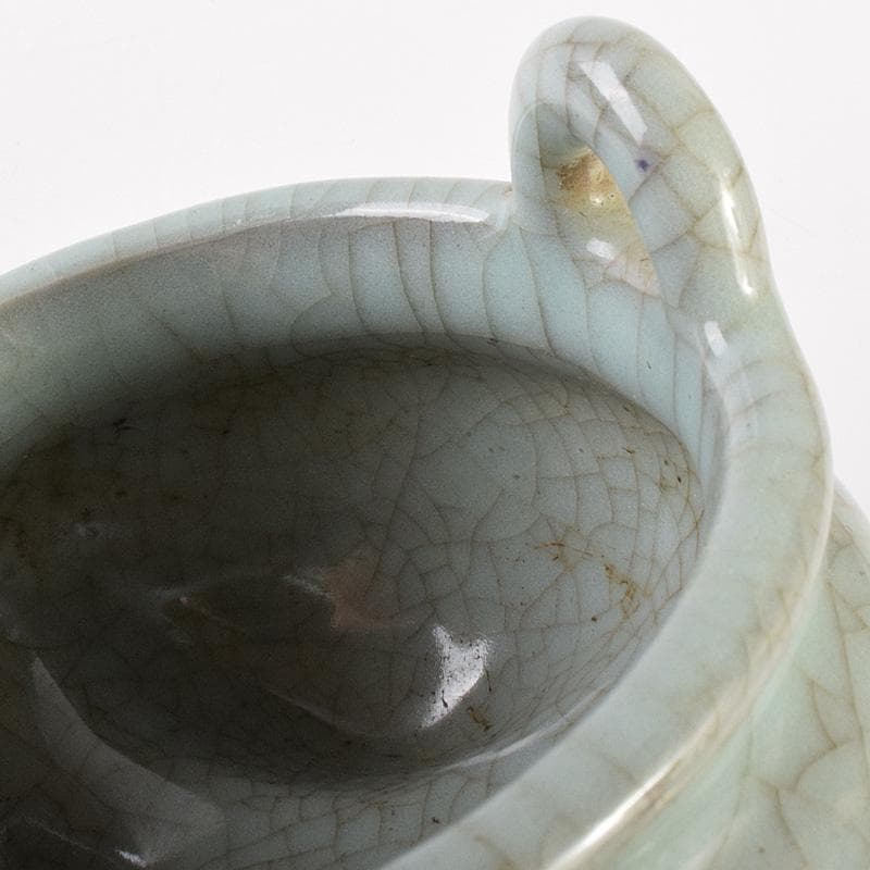 中国　哥釉　沖耳爐　香炉　C 7760E