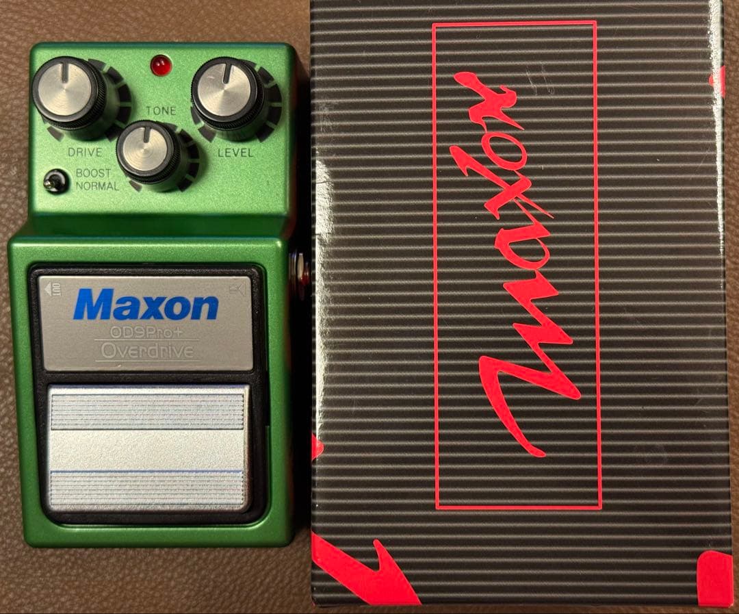 Maxon OD9pro + 日本製 オーバードライブ ブースター 9v電池4個