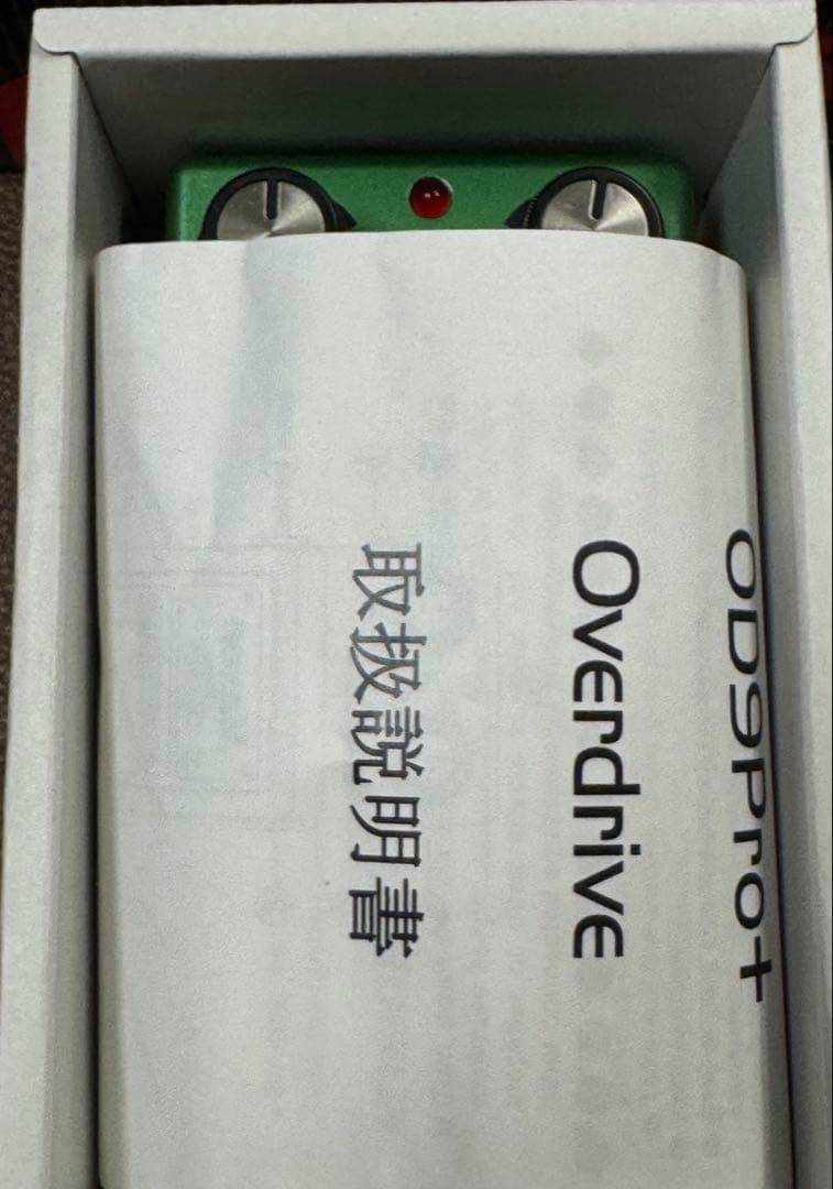 Maxon OD9pro + 日本製 オーバードライブ ブースター 9v電池4個