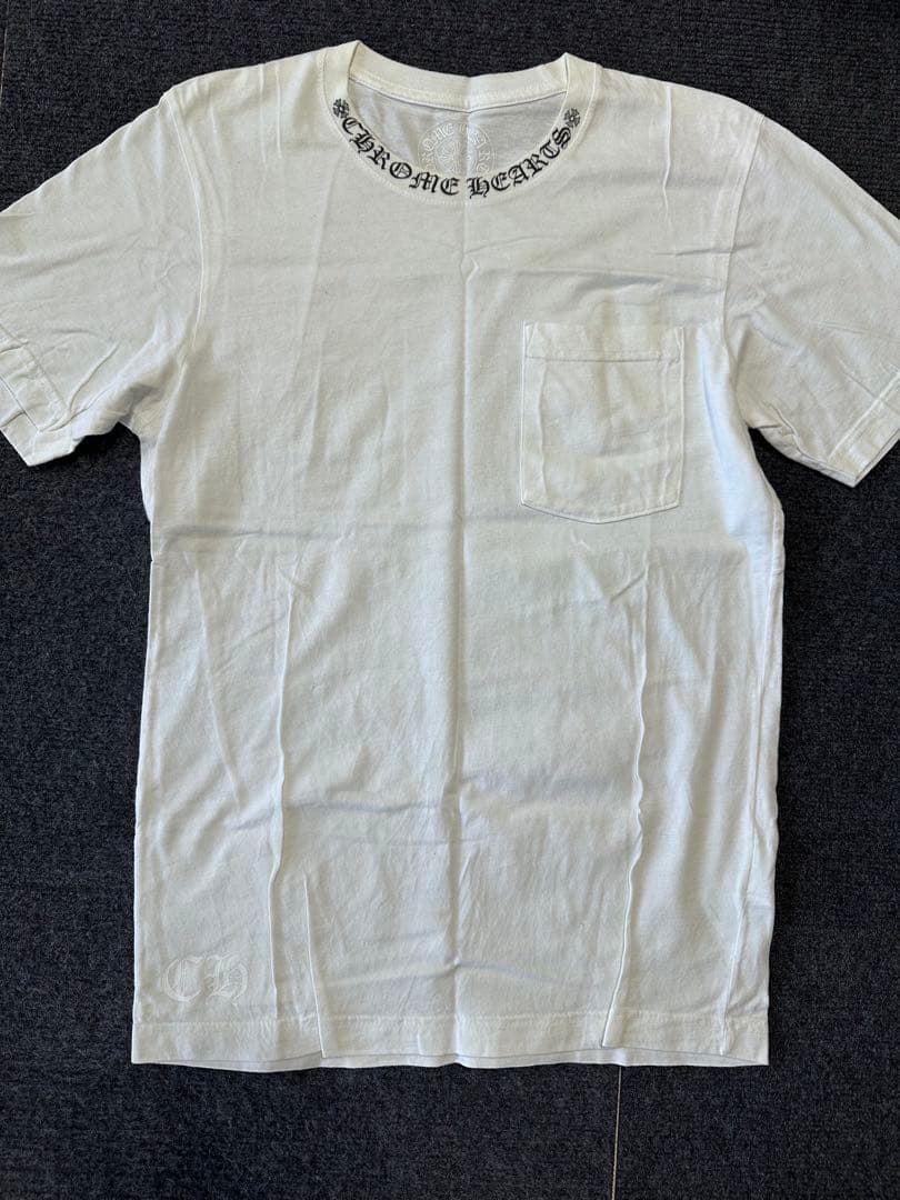 CHROME HEARTS ホワイト Tシャツ ポケット付き