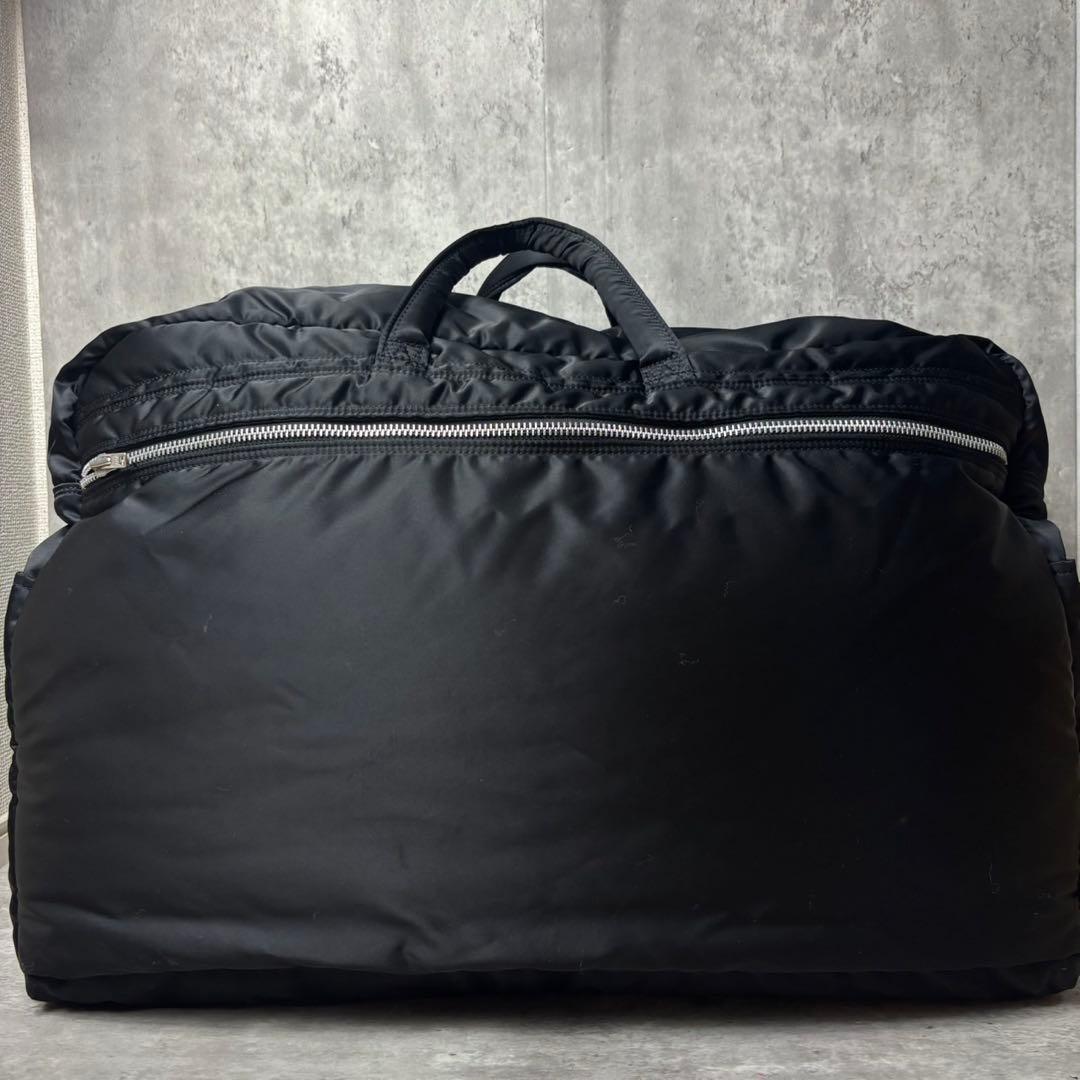 極美品✨PORTER タンカー　ボストン　2way 特大　XL ショルダー 黒