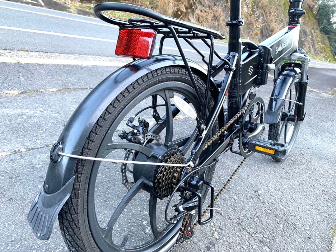 【動作確認済】送料無料 SAMEBIKE ディスク式MTB折りたたみ電動自転車