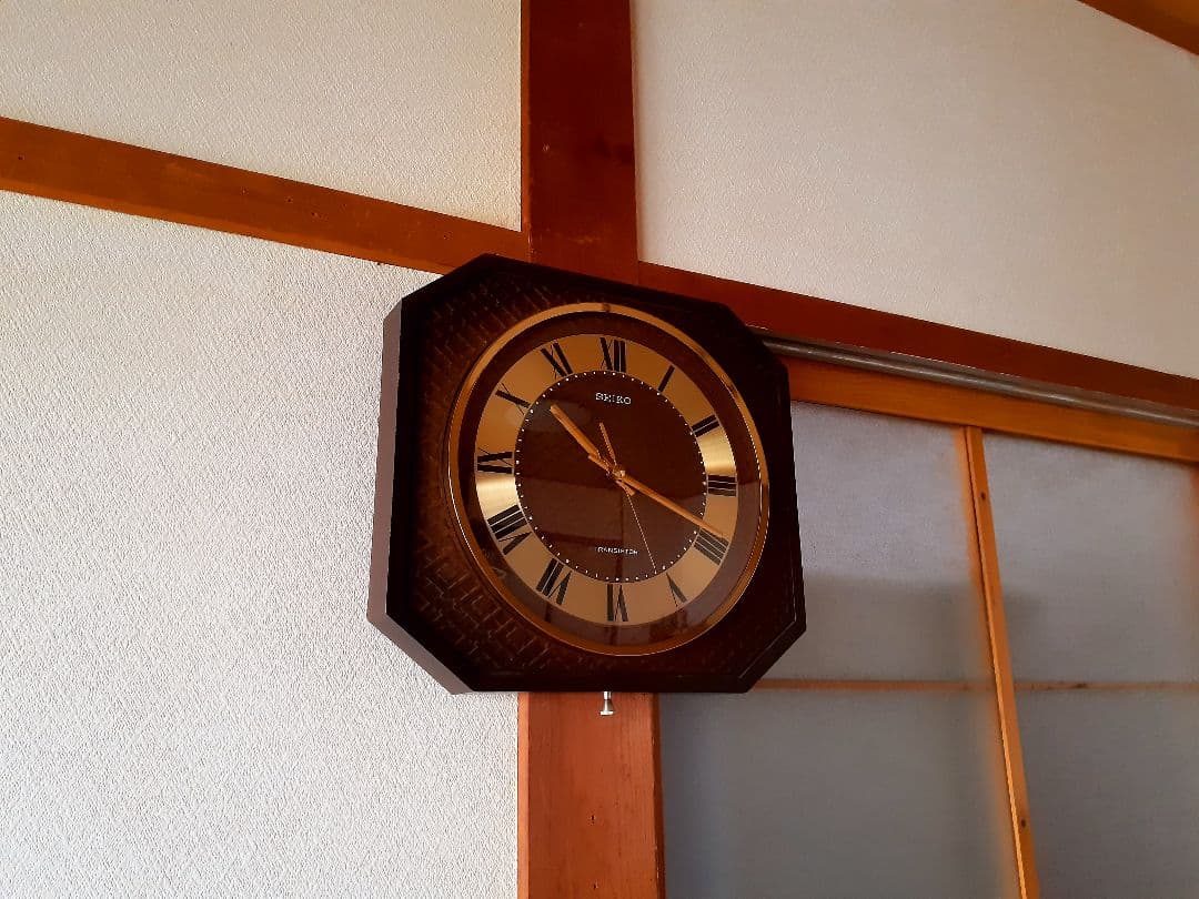 70's　SEIKO　トランジスタ　掛け時計　ミッドセンチュリー　ビンテージ