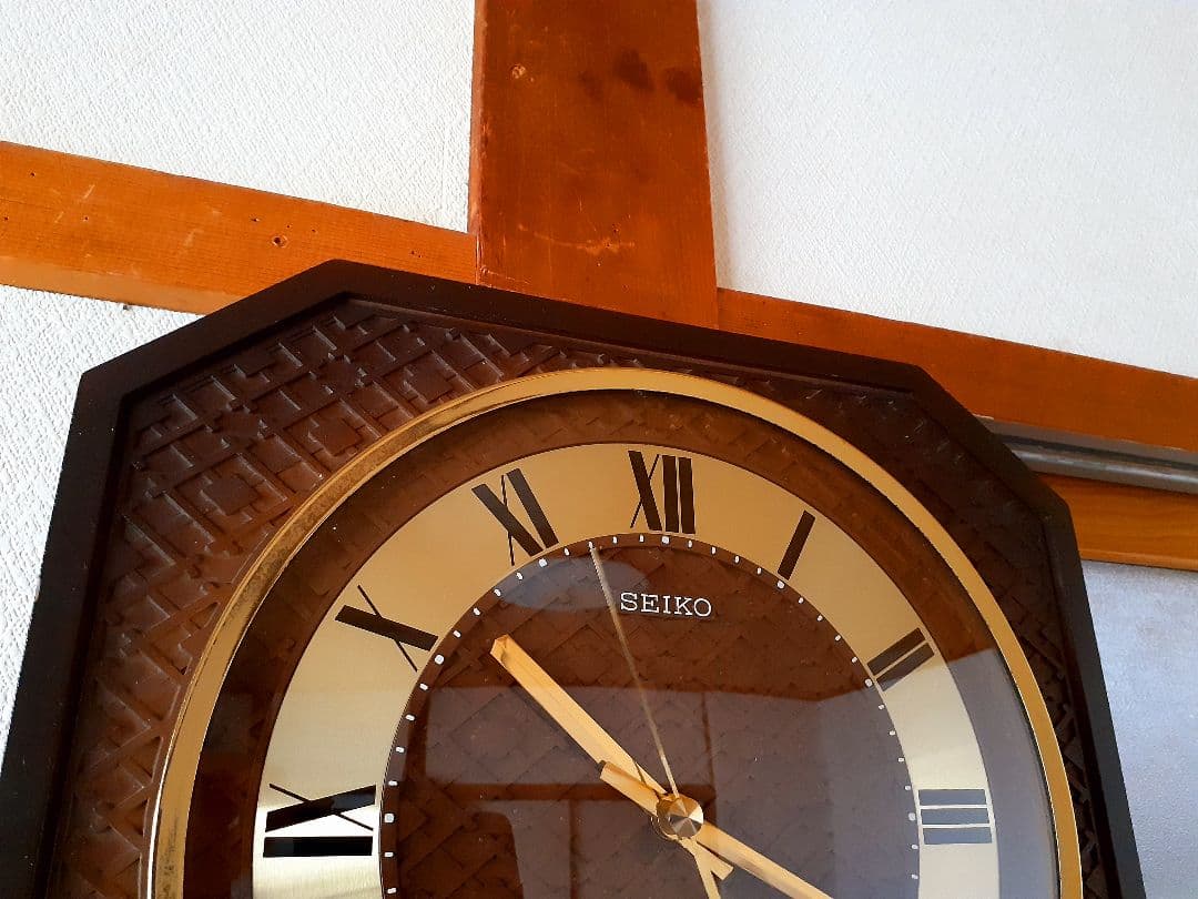 70's　SEIKO　トランジスタ　掛け時計　ミッドセンチュリー　ビンテージ