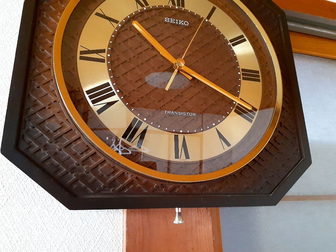 70's　SEIKO　トランジスタ　掛け時計　ミッドセンチュリー　ビンテージ
