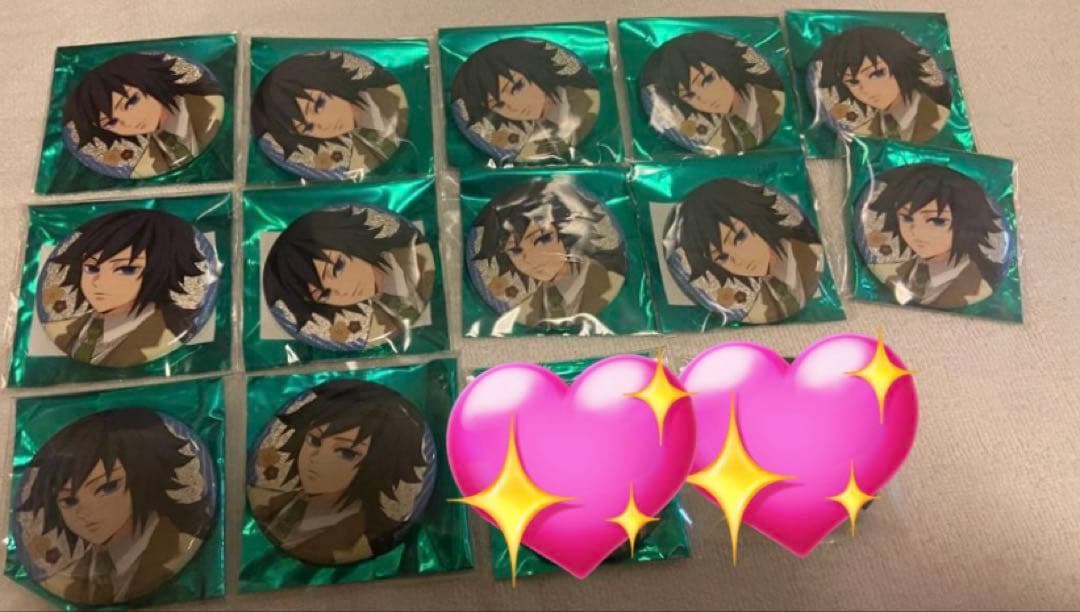 鬼滅の刃 AGF2024 純喫茶 缶バッジ 冨岡義勇