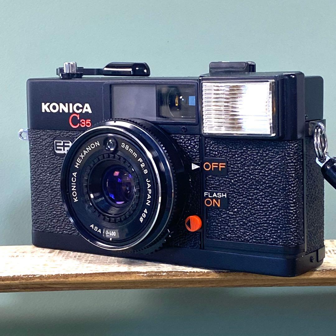 【作動保証1ヶ月】　整備済、完動品/ コニカ Konica C35 EF
