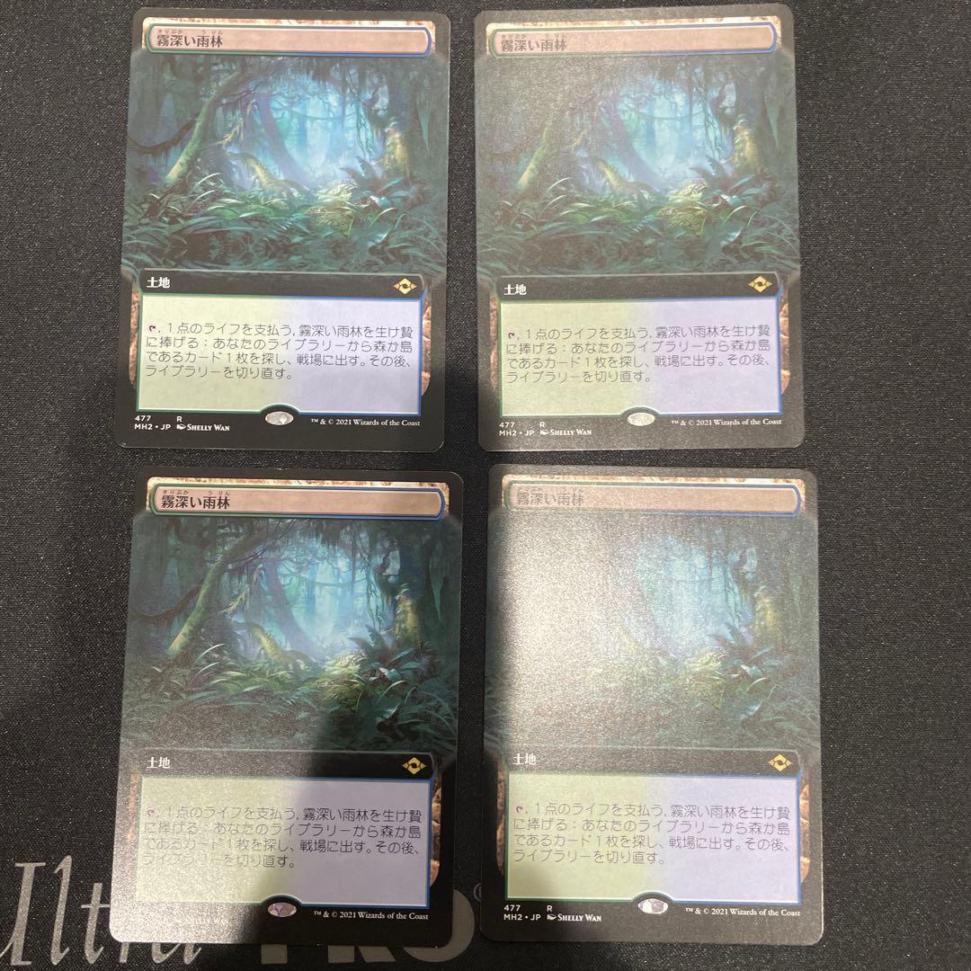 拡張版 霧深い雨林 日本語 4枚セット