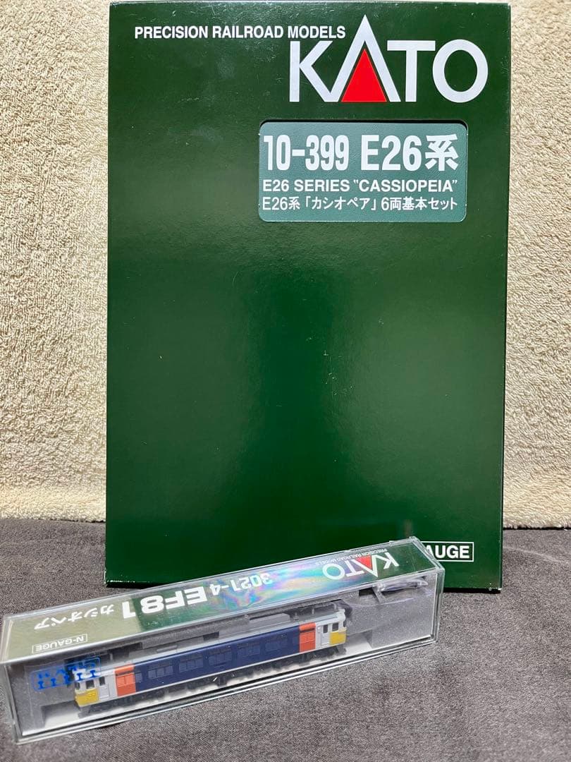 【KATO】E26系「カシオペア」６両基本セットEF81（カシオペア仕様）
