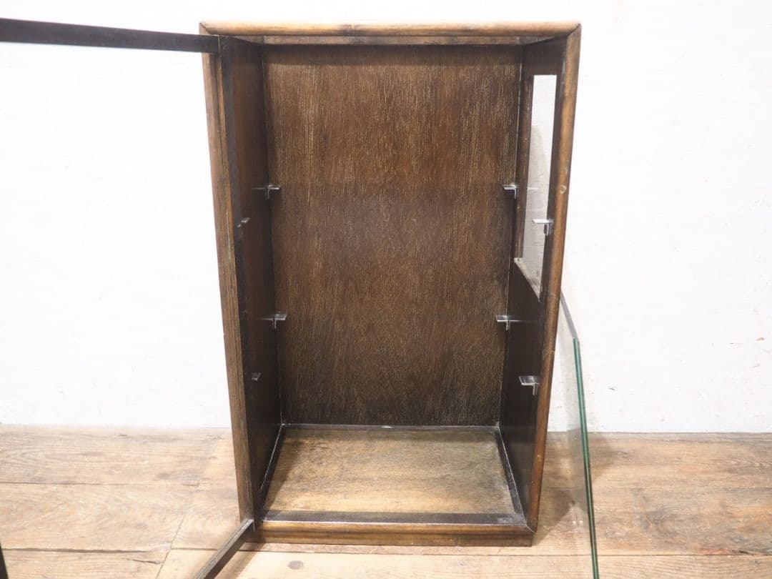 1146 ガラスケース　飾り棚　ショーケース　小物入れ　レトロ　アンティーク