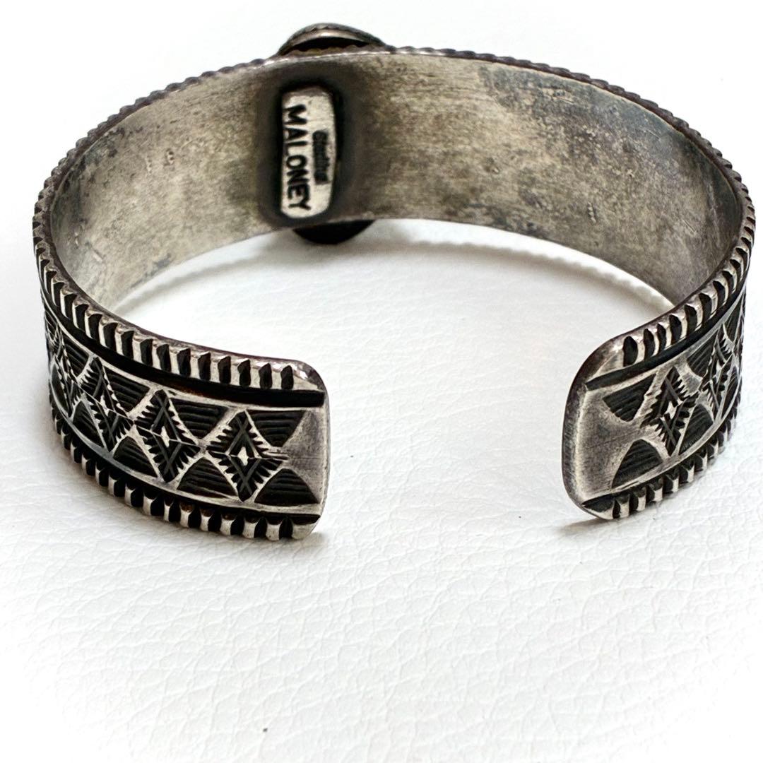 Smile　ターコイズストーン シルバーバングル　レオナルドマロニー