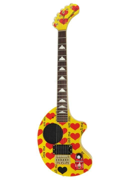 【美品】 FERNANDES フェルナンデス YELLOW HEART zo-3