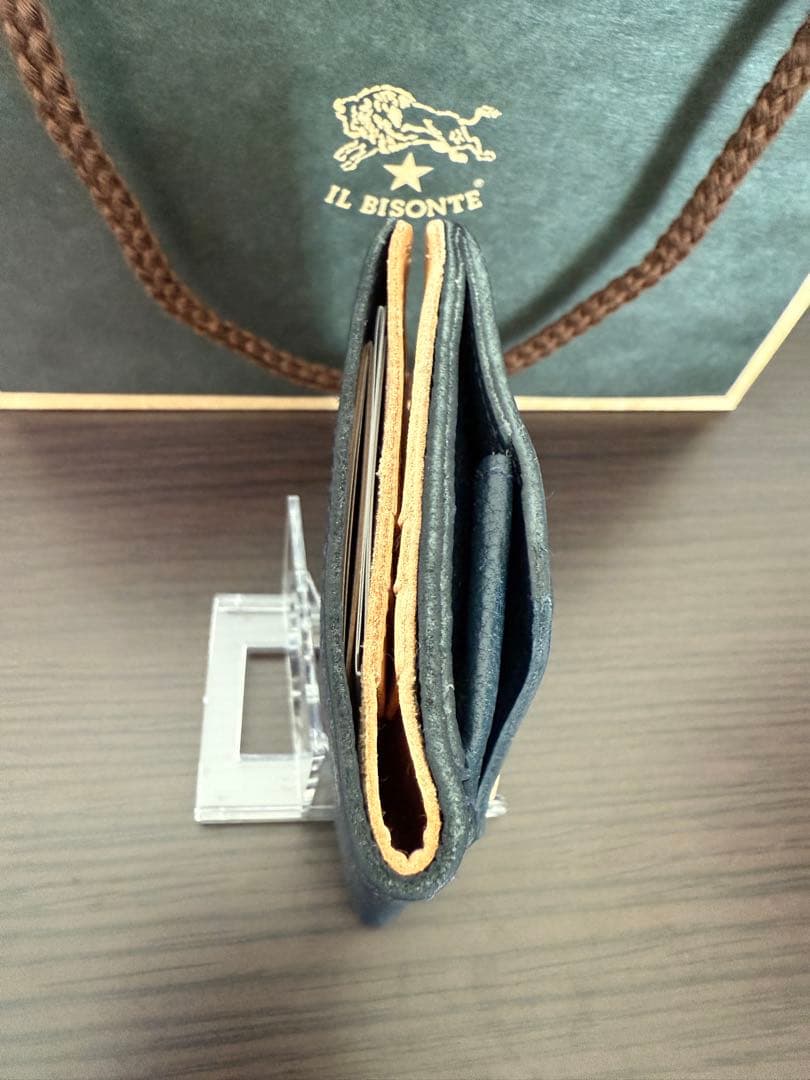 【bg7860】IL BISONTE 二つ折り財布55周年記念限定品