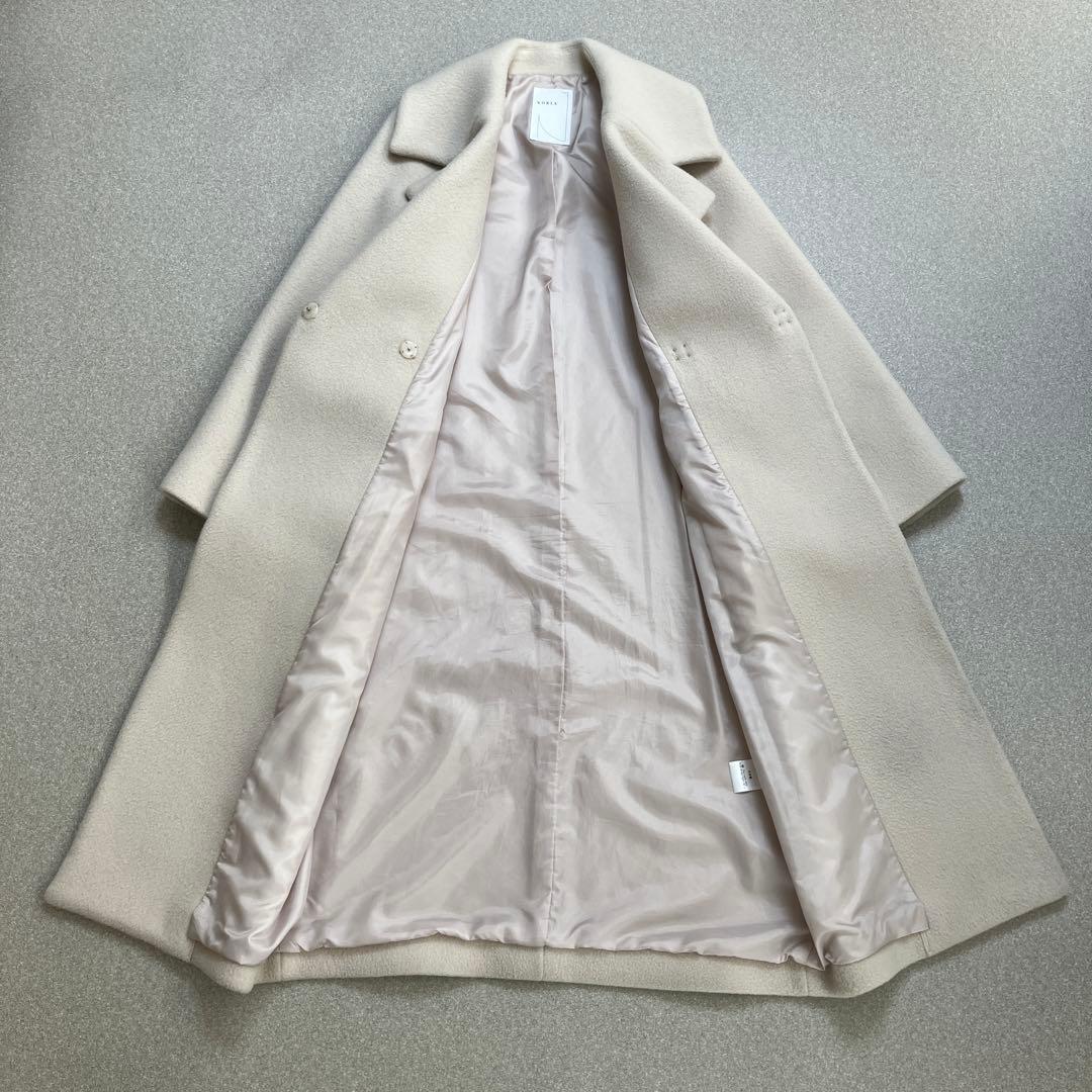 【ワイドカラー✨ラグランスリーブ】ノーブル メランジ エアー ウールコート