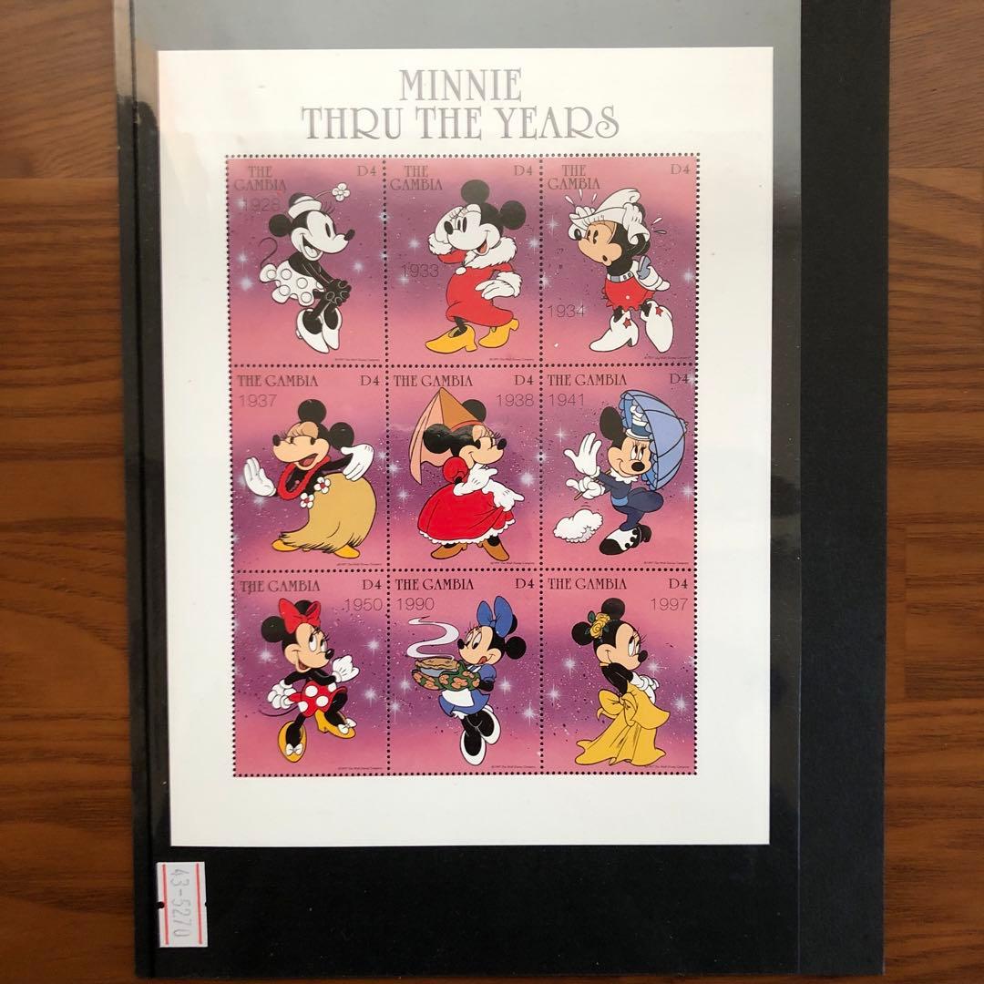 ミッキ&ミニー誕生70年記念切手セット