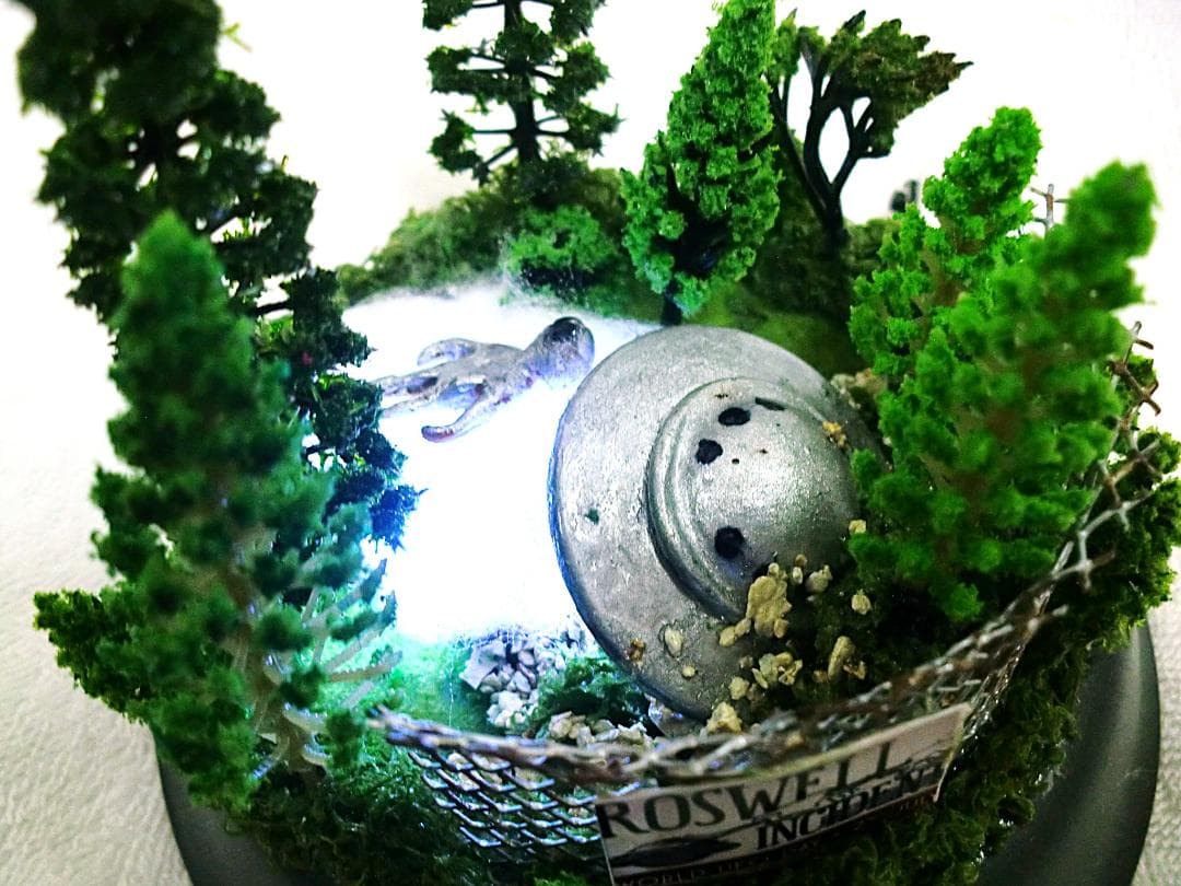 UFOジオラマシリーズ　ロズウェル事件　スモールサイズ