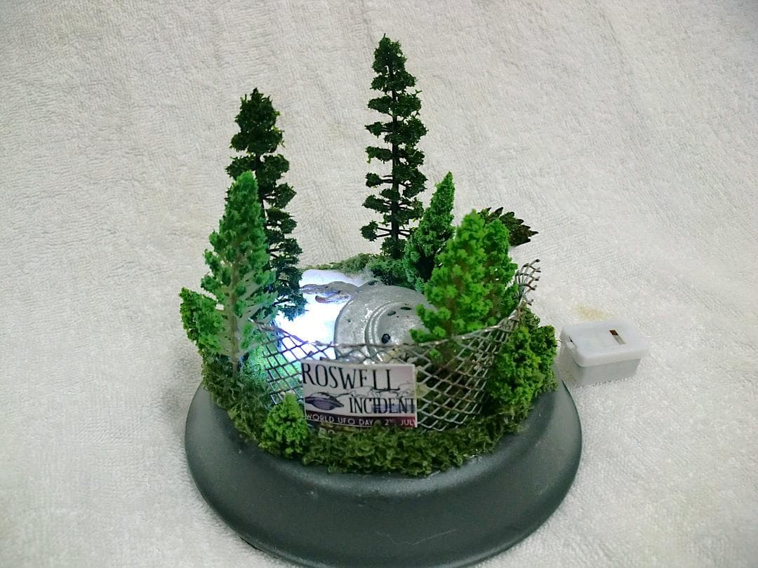 UFOジオラマシリーズ　ロズウェル事件　スモールサイズ
