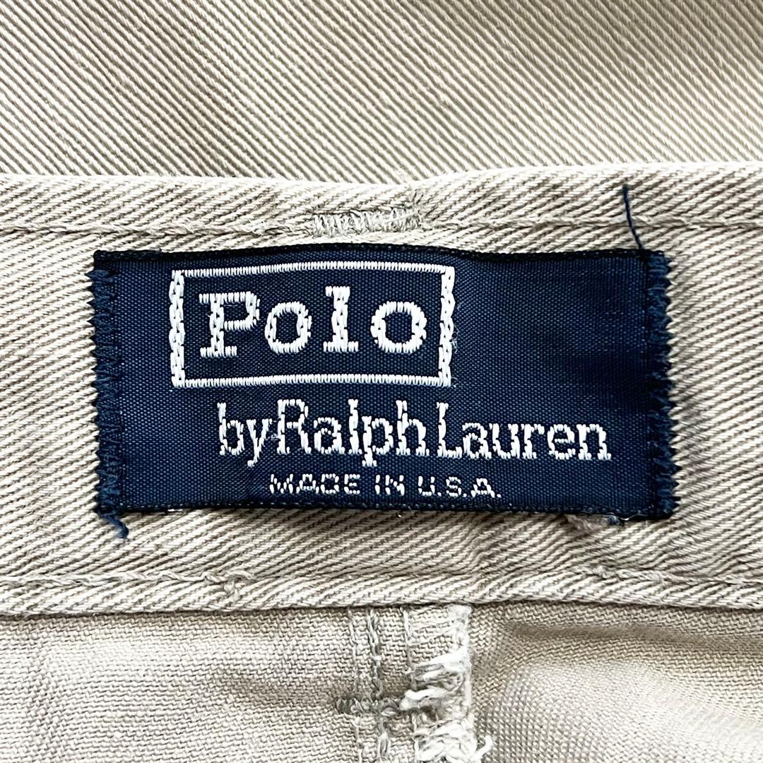 80s Polo Ralph Lauren USA製 ポロチノ W34