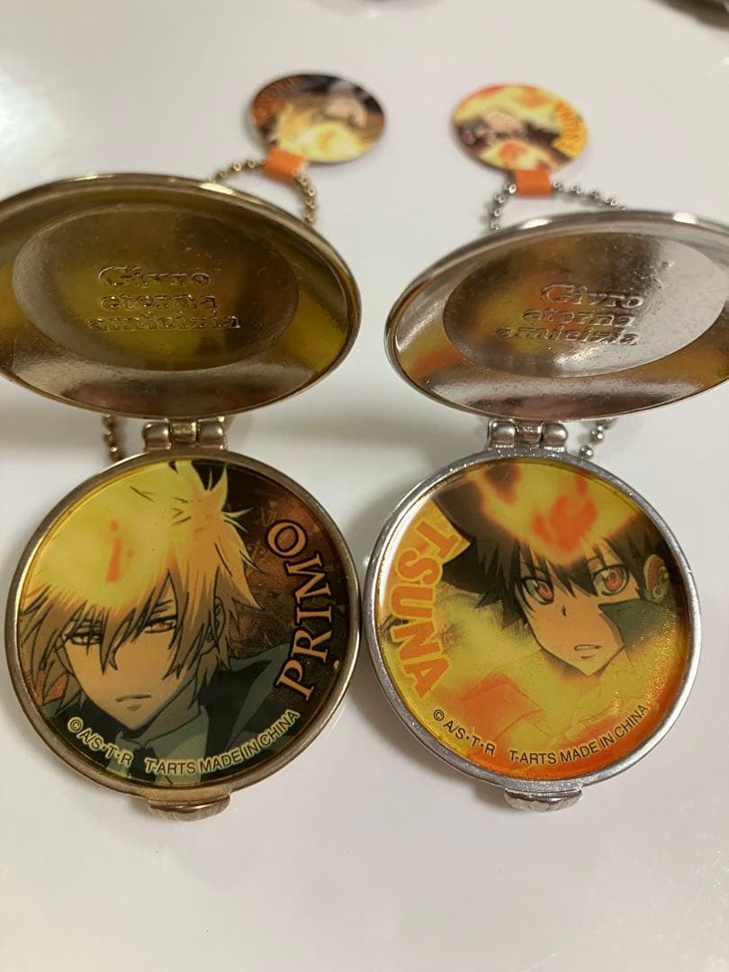 家庭教師ヒットマンREBORN! 懐中時計風 チャーム　フルセット