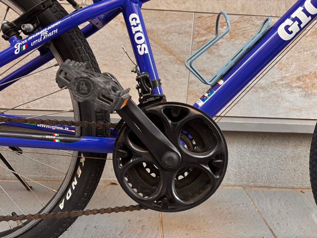 【値引中】GIOS GENOVAキッズマウンテンバイク24インチ 青 手渡し希望