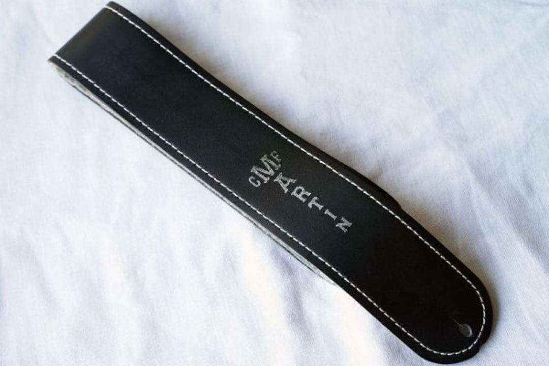 桜井着 Martin マーチン レザーギターストラップ ブラック