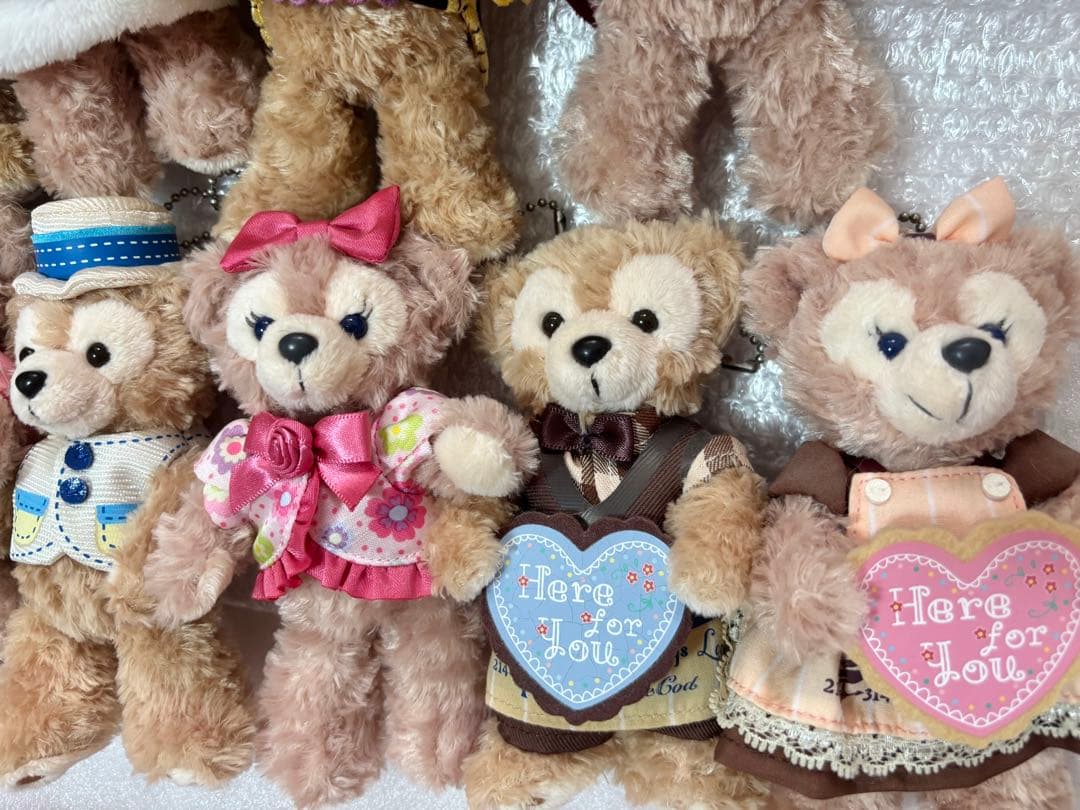 ダッフィー　シェリーメイ　ぬいぐるみバッジ　スプリング　スウィート　クリスマス