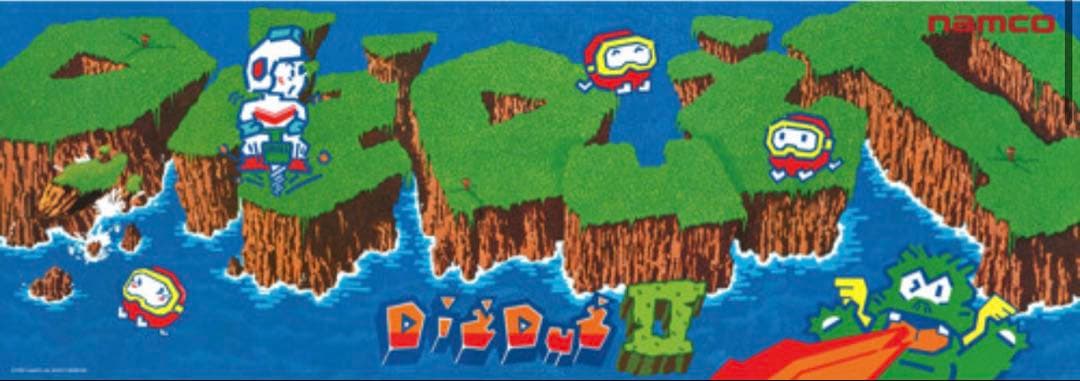 ナムコ　アーケードゲーム　原寸大復刻ポスター　7本セット　　ⅵ