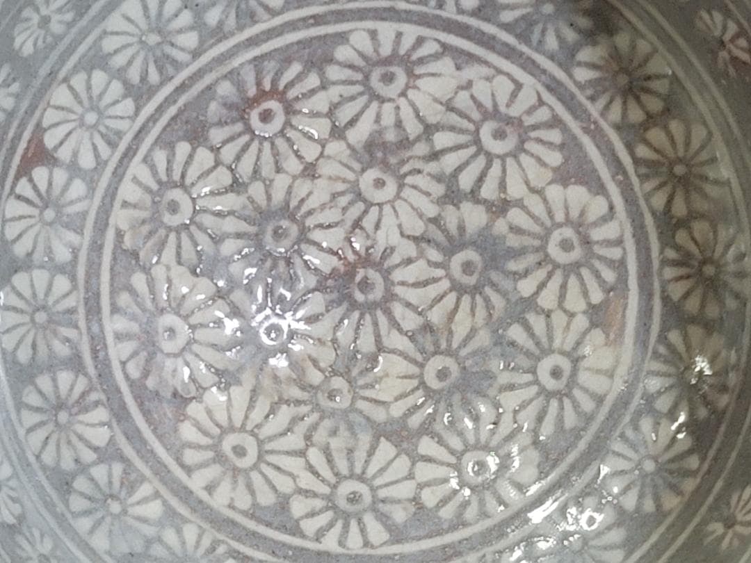 茶道具 三作三嶋茶碗 十客 平安清和作 共箱 美品 DT608