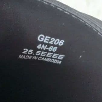 gently ジェントリー ムーンスターワールドマーチ ブラック 25.5 4E