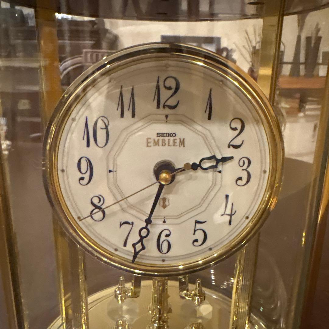 SEIKO EMBLEM 置時計 （希少な八角形）