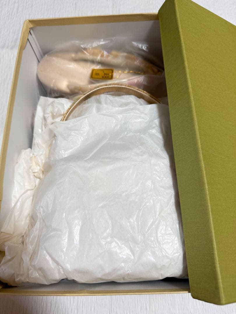 No.5 成人式草履バッグセット　振袖用　西陣織