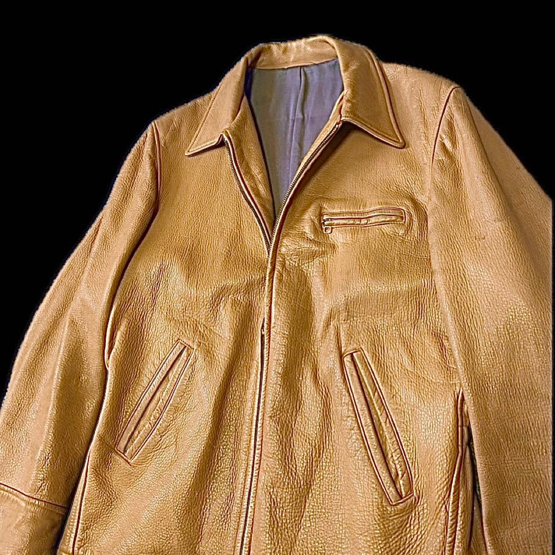 50s 鹿革 ミントコンディション Lサイズ スポーツジャケット vintage