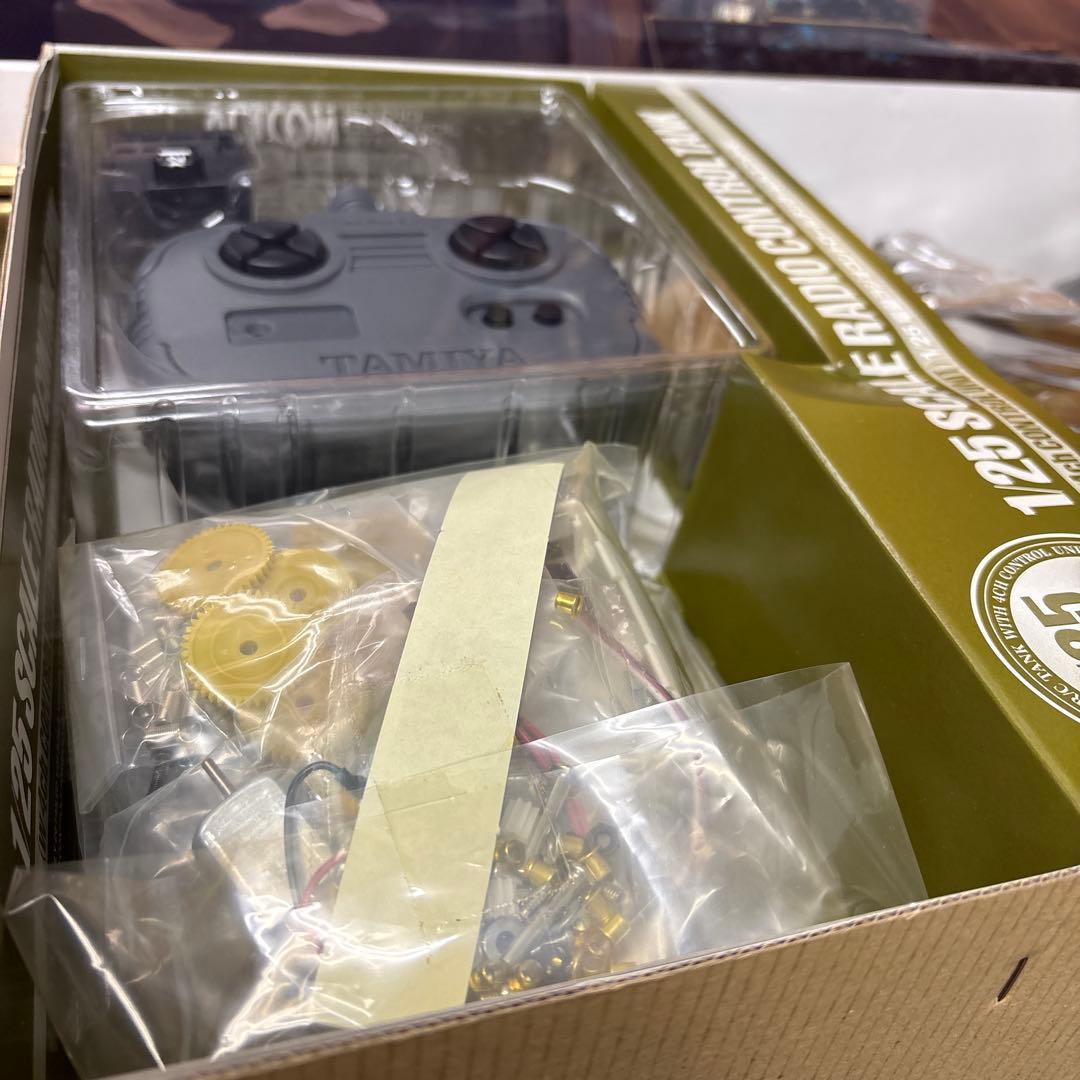 タミヤ 1/25RCタンク イギリス軍チーフテン戦車　4chユニット付　未組立