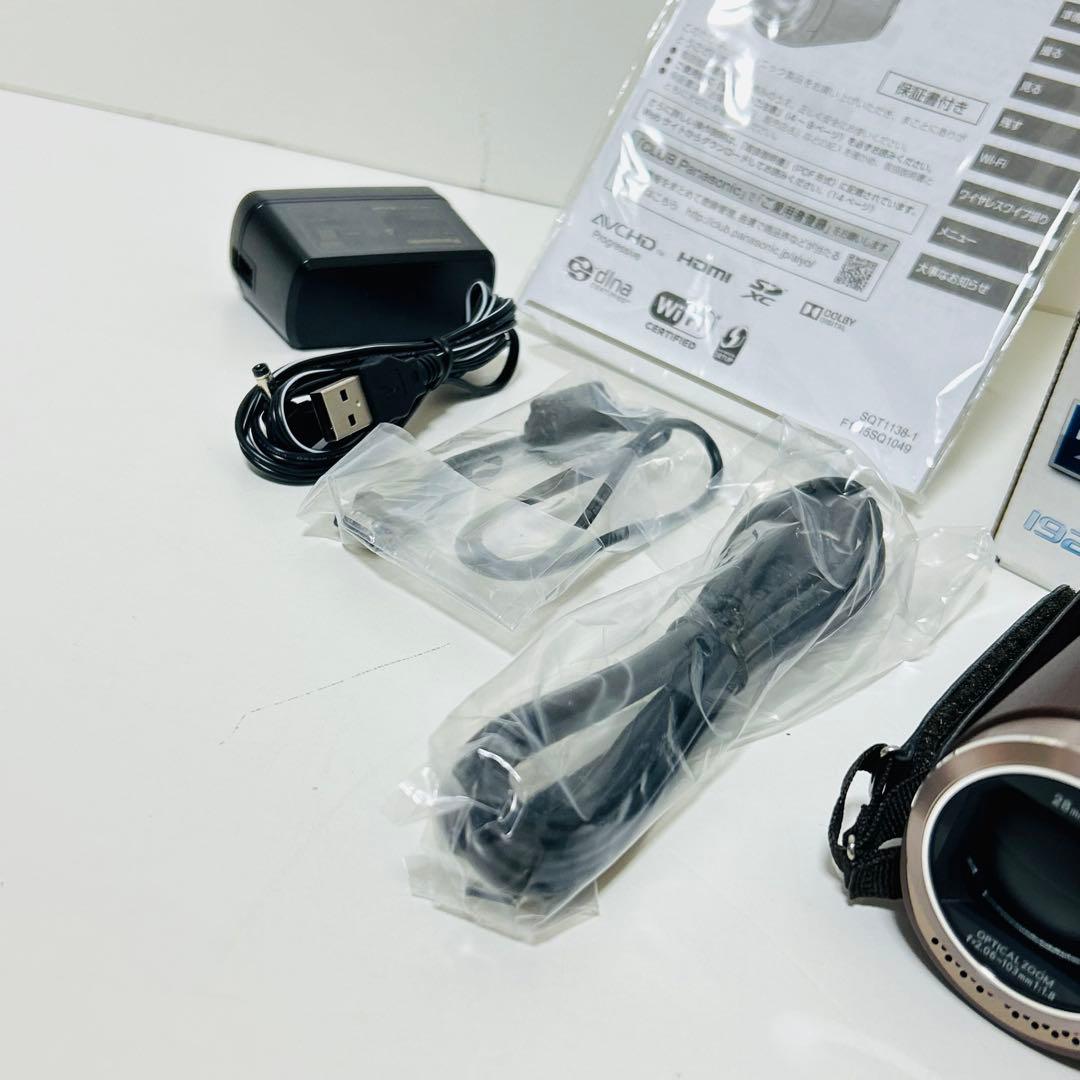 【未使用級】②Panasonic HC-W580M ビデオカメラ ワイプ撮り