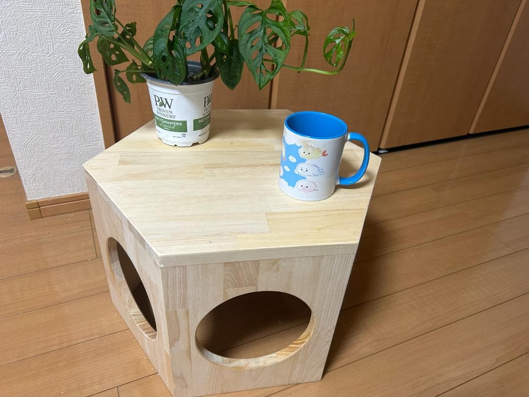六角ハウス◆ネコハウス◆キャットハウス◆ヘキサゴン◆テーブル◆壁掛け