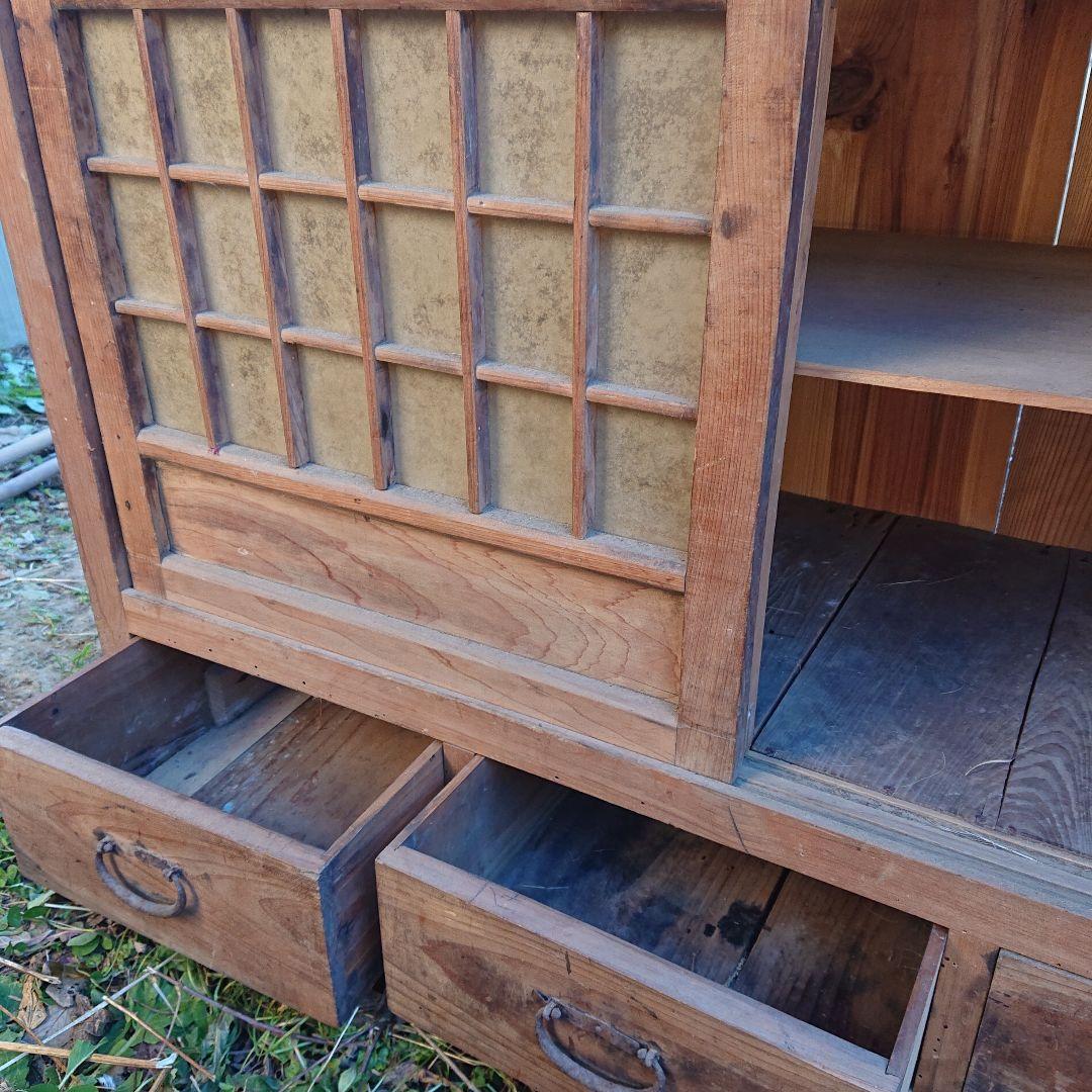 古民家 家具 棚 引取限定