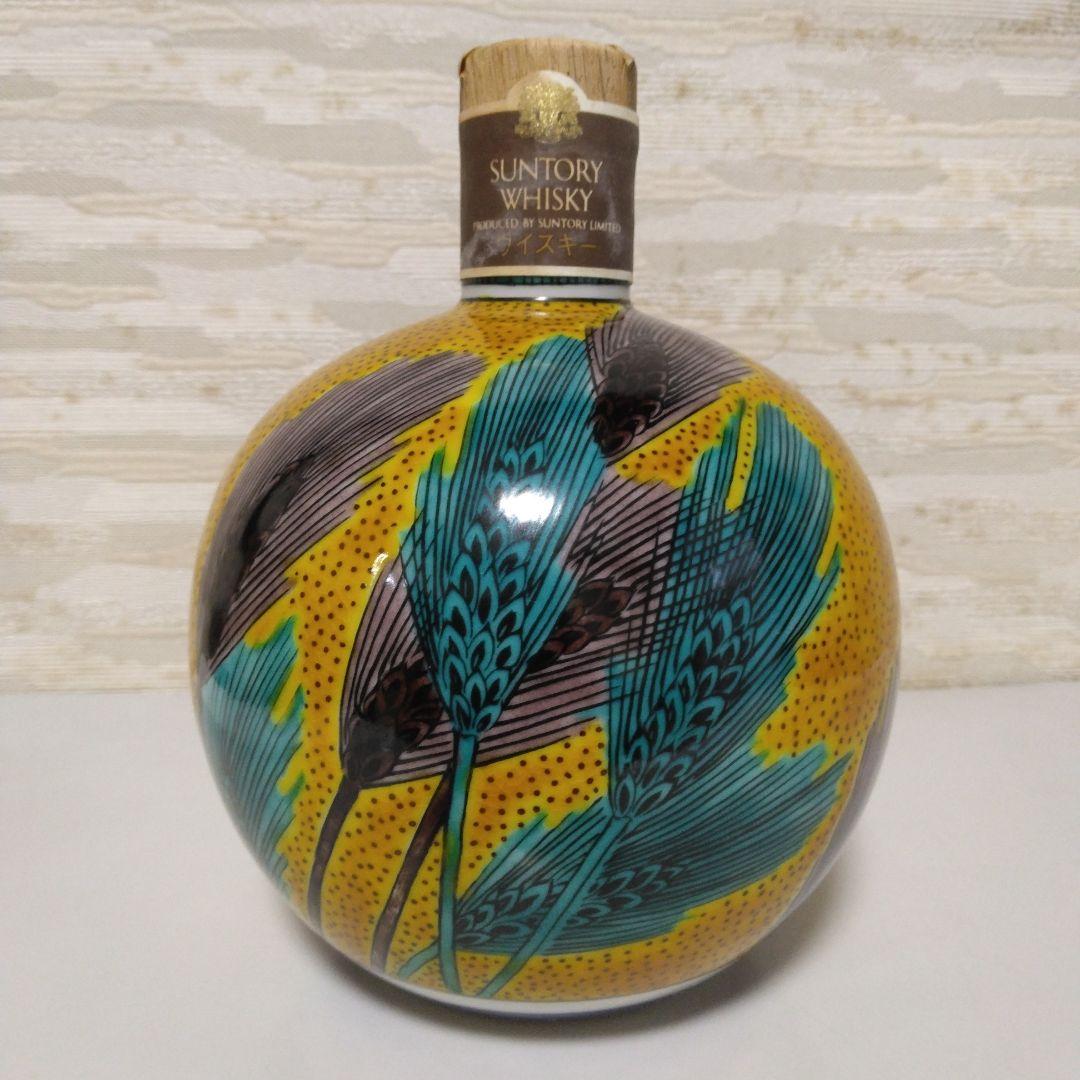 サントリーウイスキー　吉田屋風麦文・九谷焼　スペシャルボトルコレクション