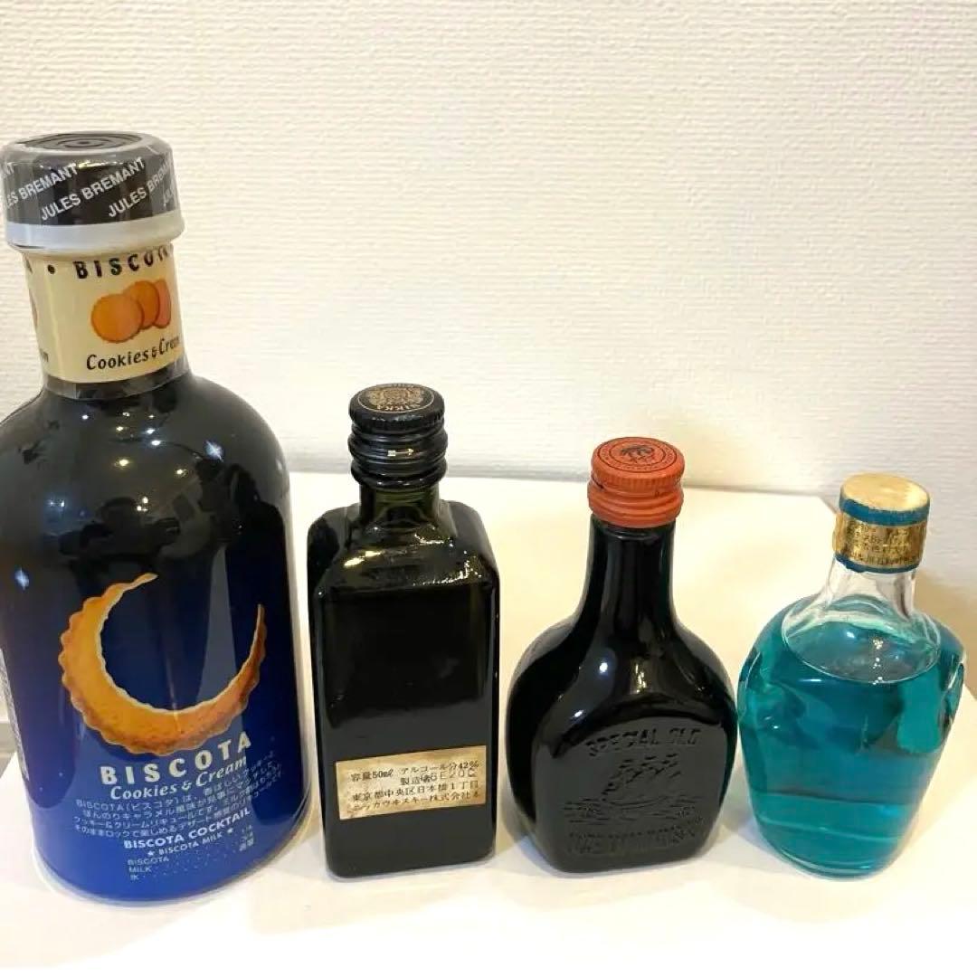 BISCOTA Cookies & Cream セット、ウイスキーミニボトル