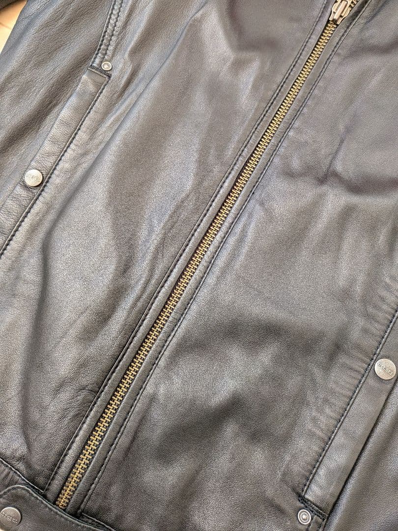 ■美品 DIESELディーゼル メンズ レザージャケット 羊革 L■