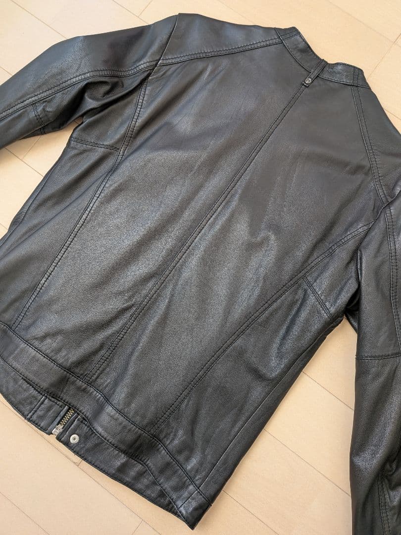 ■美品 DIESELディーゼル メンズ レザージャケット 羊革 L■