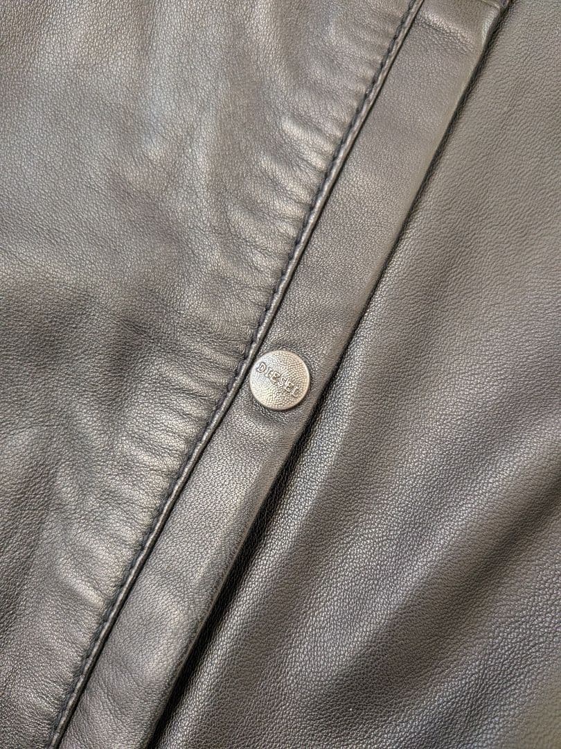 ■美品 DIESELディーゼル メンズ レザージャケット 羊革 L■