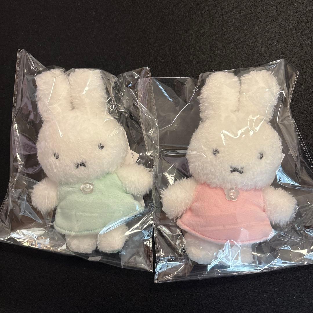 ミッフィー　フラワーミッフィー　ほわほわマスコット　２点セット