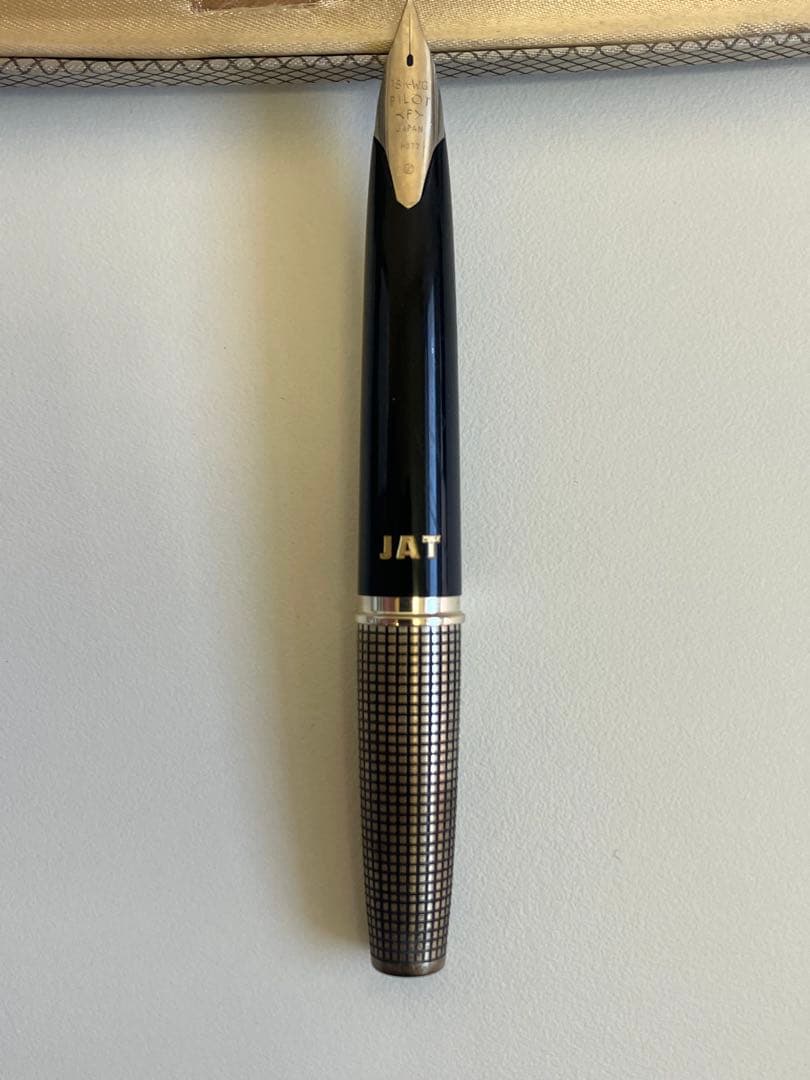 PILOT ペン先18-K万年筆 スターリングシルバー　JAT刻印　特注