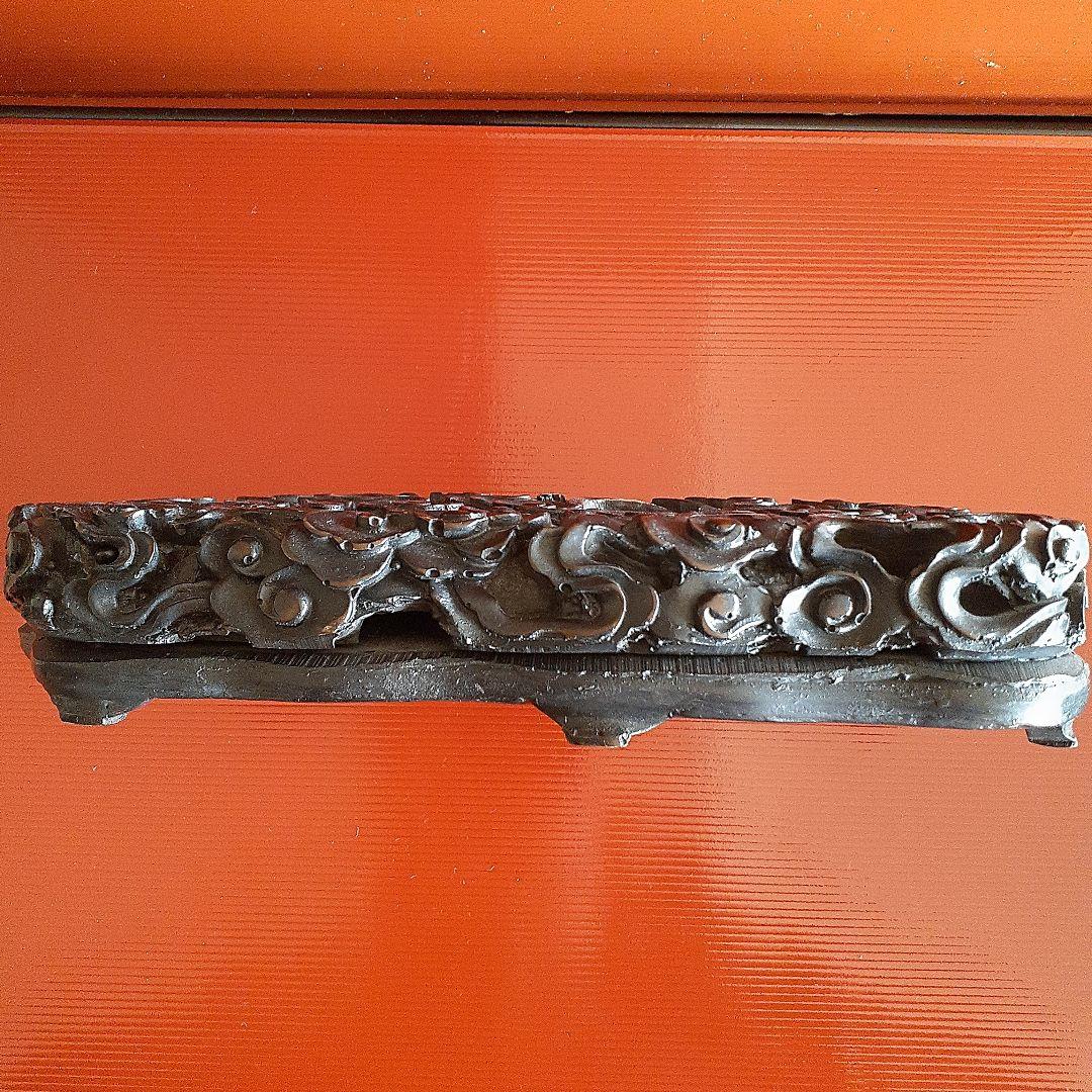 中国8匹の子持ち獅子置物