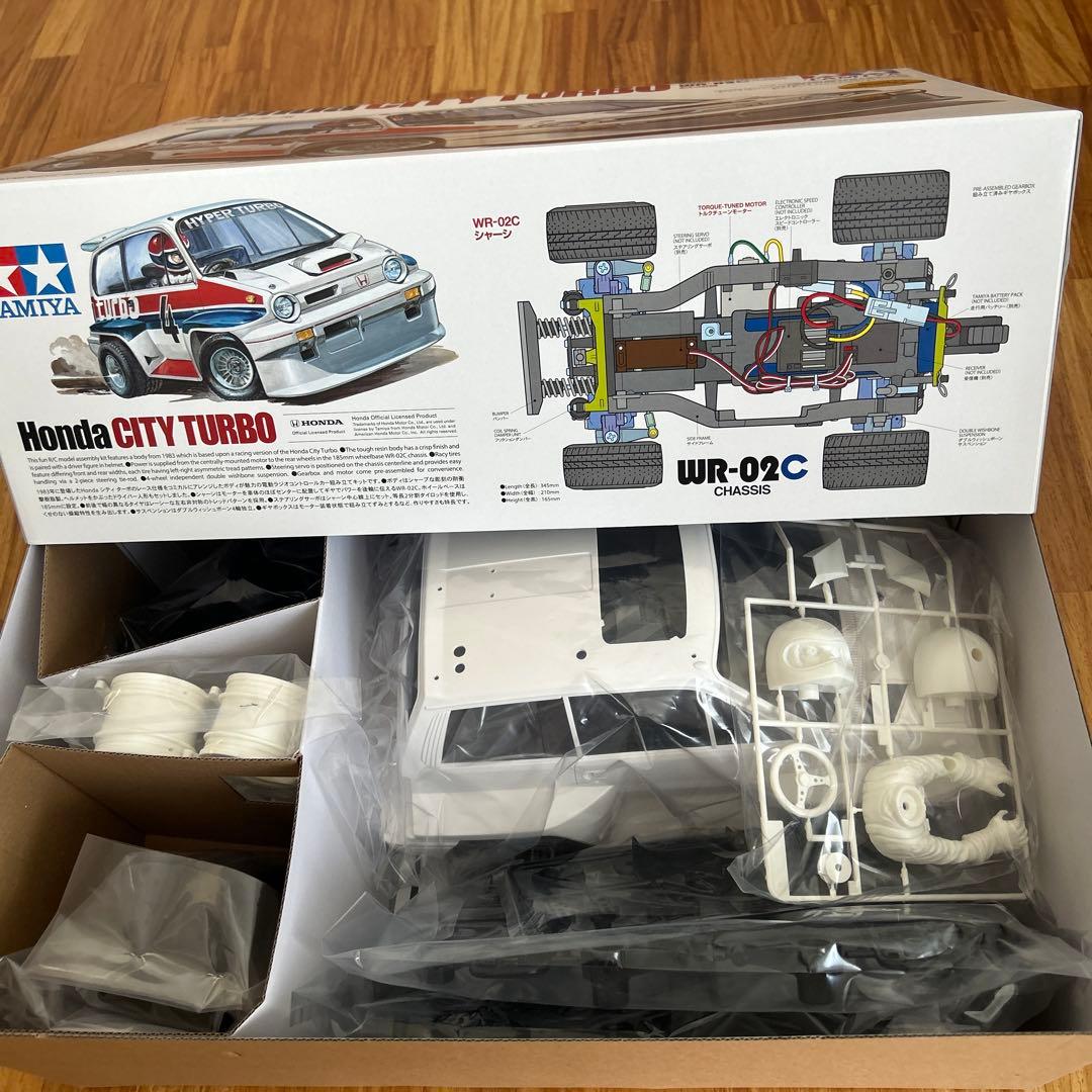 タミヤ　HONDAシティターボ（WRー02Cシャーシ）