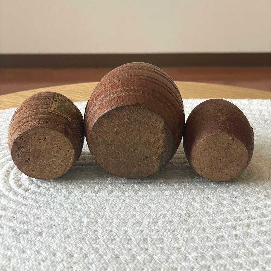 イギリス海軍 戦艦 ウォースパイト ガンジス 他 楊枝入れ 小物入れ チーク